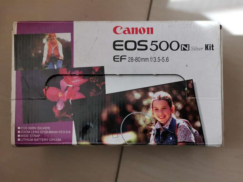 Canon Eos 500 n Sliver 35mm camera