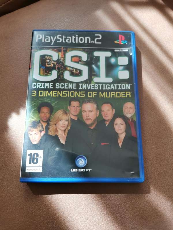 CSI 3 dimensions of murder Playstation 2 game