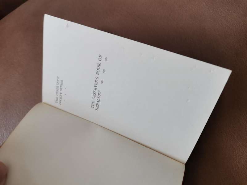 1968 the observers book of Heraldry by Charles mackinnon