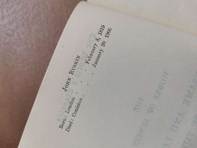 1908 sesame and lilies the ethics of the dust by Ruskin
