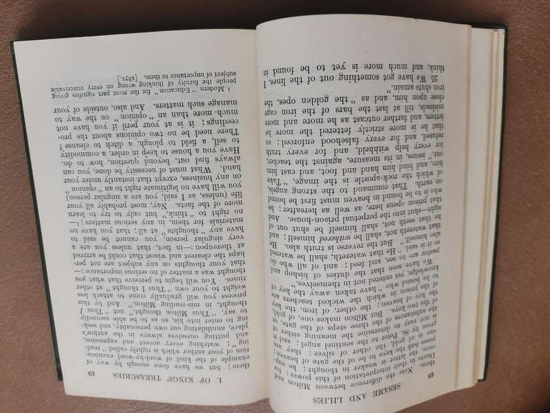 1908 sesame and lilies the ethics of the dust by Ruskin