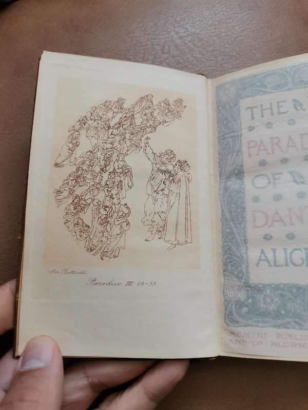 1908 the Paradiso of dante alighieri
