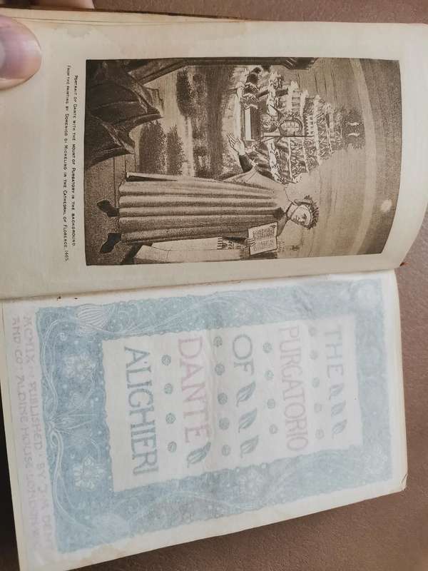 1909 the Purgatorio of dante alighieri