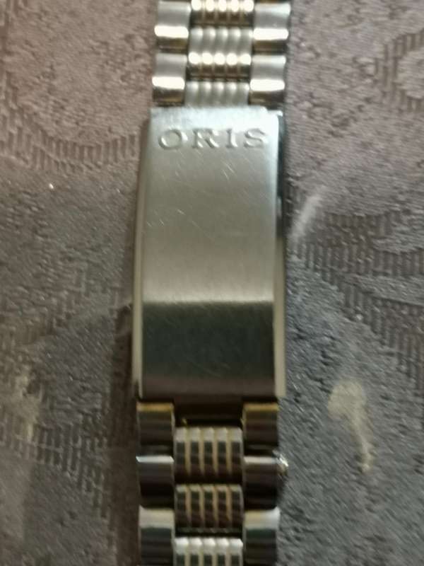 Vintage oris stainless steel watch bracelet