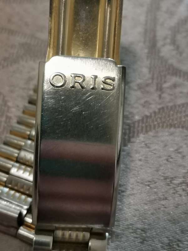 Vintage oris stainless steel watch bracelet