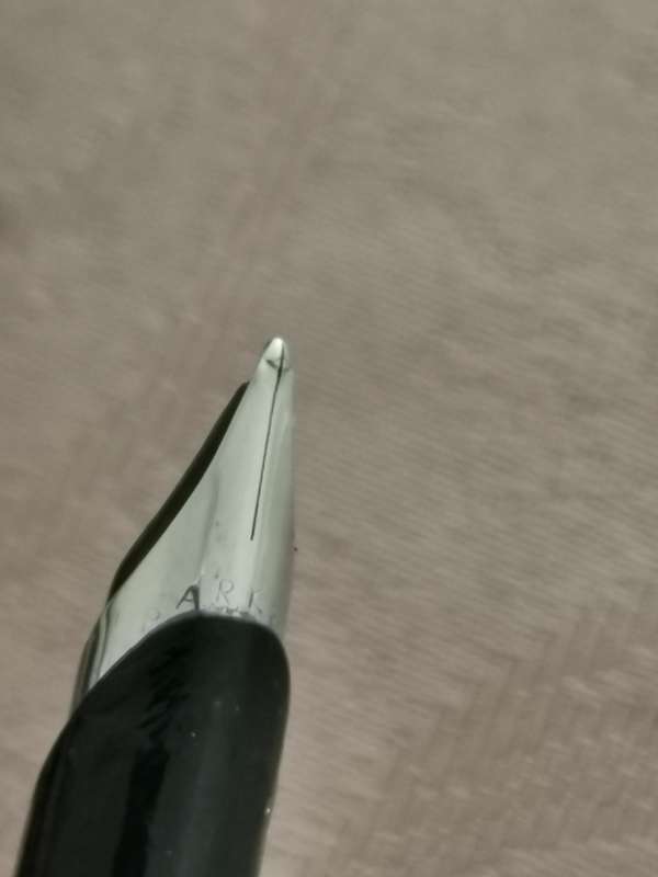 1990s parker stainless steel fountain pen boxed