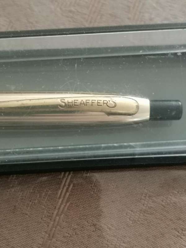 1960s sheaffer ball point pen boxed