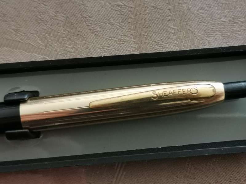1960s sheaffer ball point pen boxed