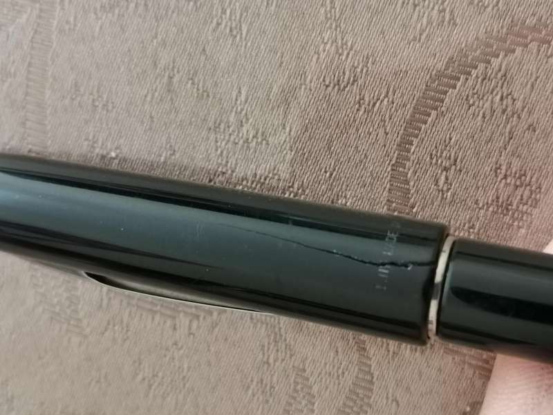 2 parker fountain pens with small defects
