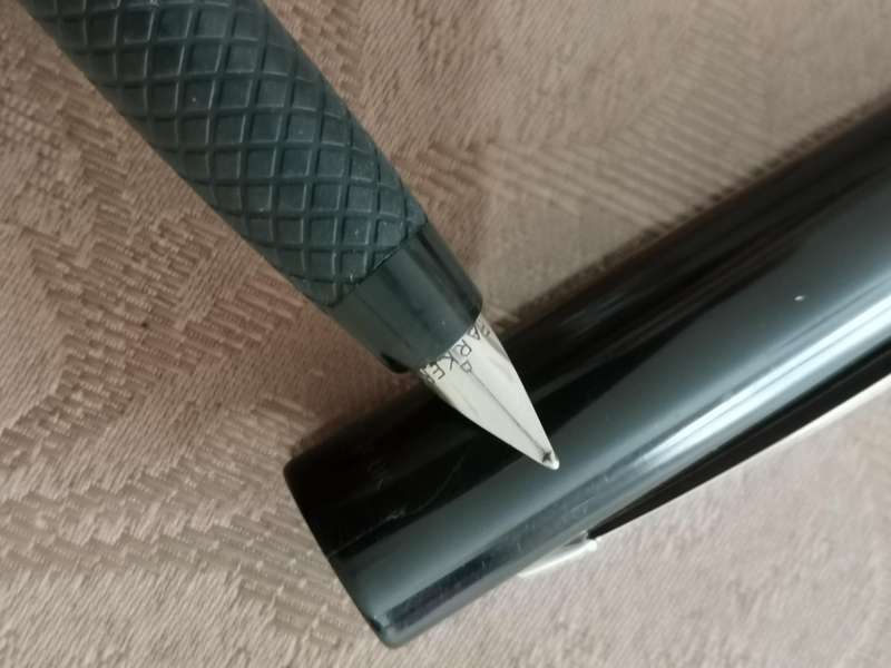 2 parker fountain pens with small defects