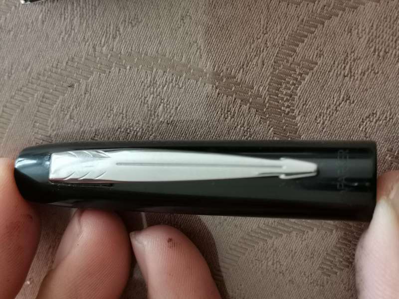 2 parker fountain pens with small defects