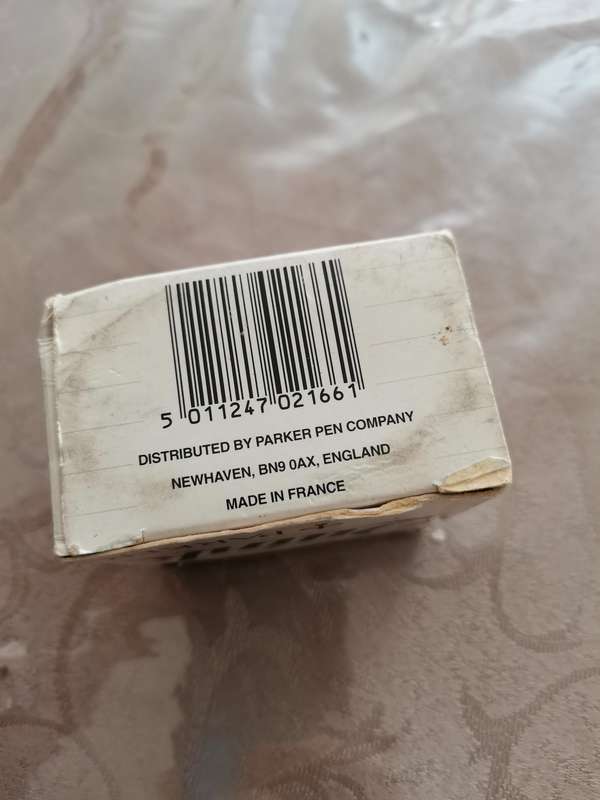 1990s parker quink 57ml black ink