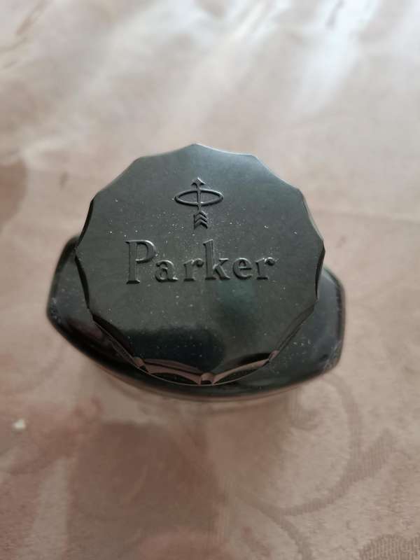 1990s parker quink 57ml black ink