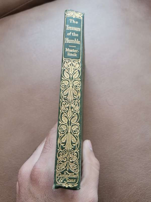 1911 the treasure of the humble by Maurice maeterlink