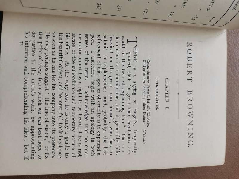 1903 browning ng as a philosophical and religious teacher by Henry Jones
