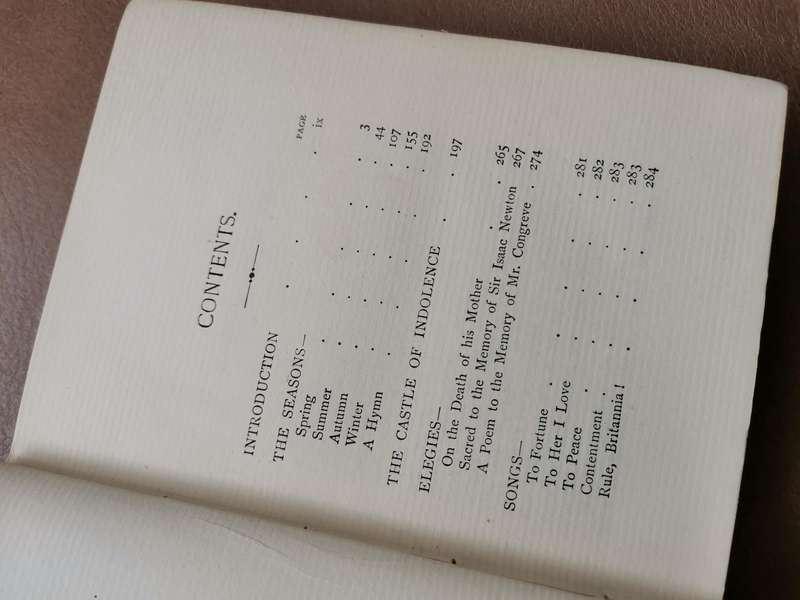 1911 poems by James Thomson by William bayne