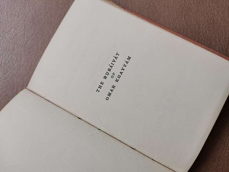 1907 the Rubaiyat of Omar Khayyam