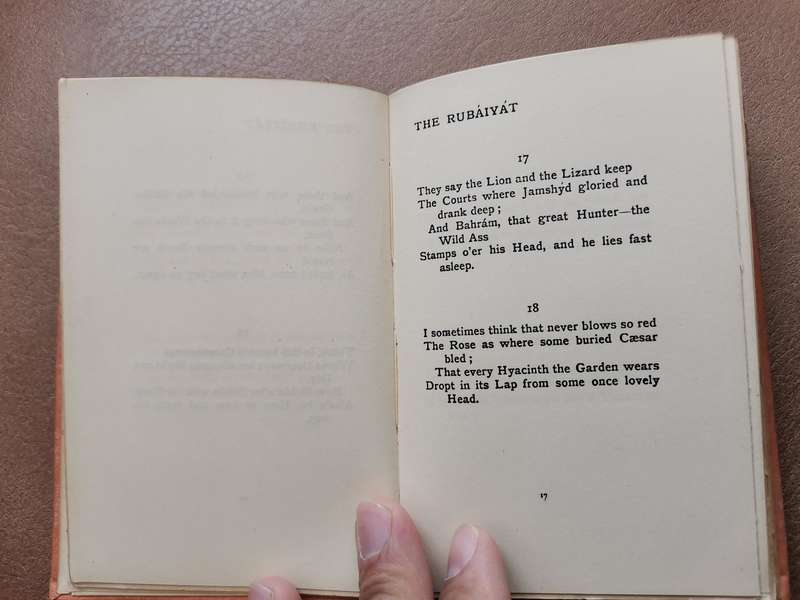 1907 the Rubaiyat of Omar Khayyam