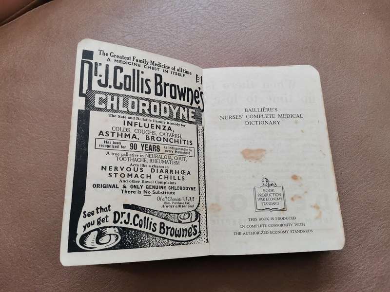 1943 baillieres nurses complete medical dictionary