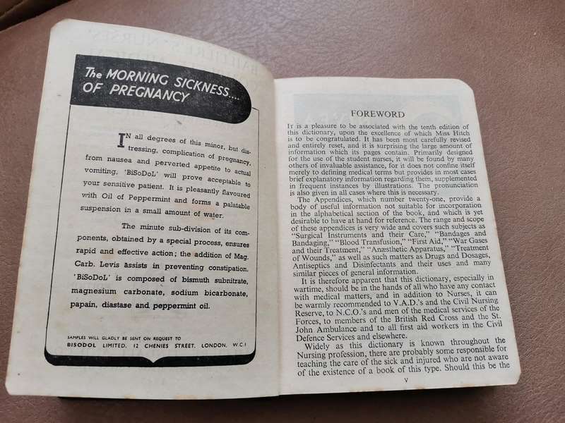 1943 baillieres nurses complete medical dictionary
