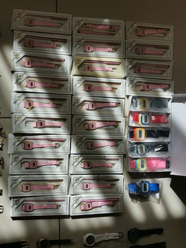 350 new old stock quartz watches from the late 1980s and early 1990s