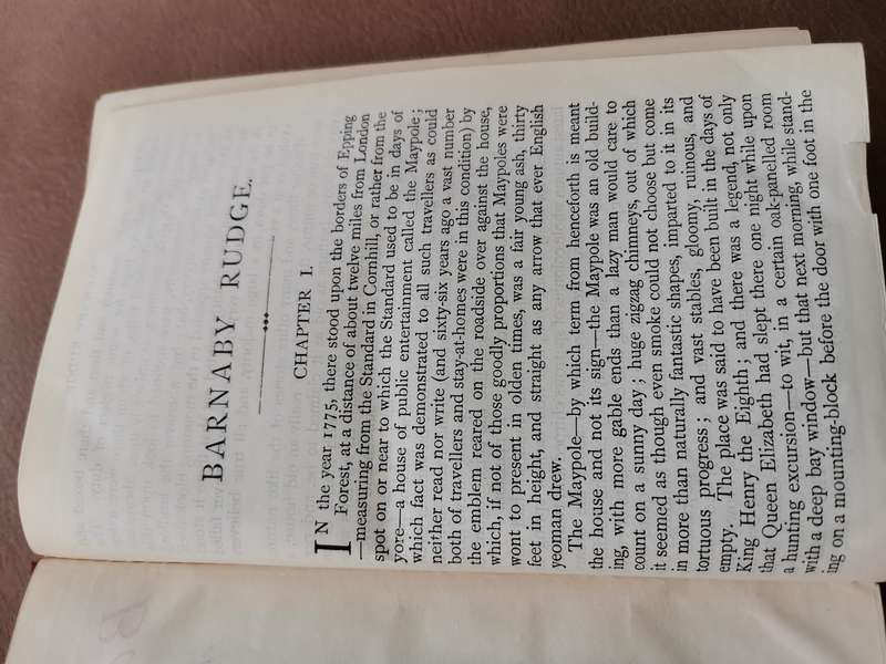 1905 Barnaby rudge by Charles Dickens