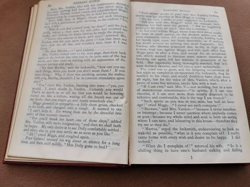 1905 Barnaby rudge by Charles Dickens