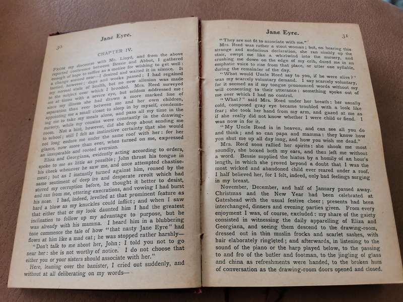 Rare 1900s Jane Eyre by Charlotte Bronte