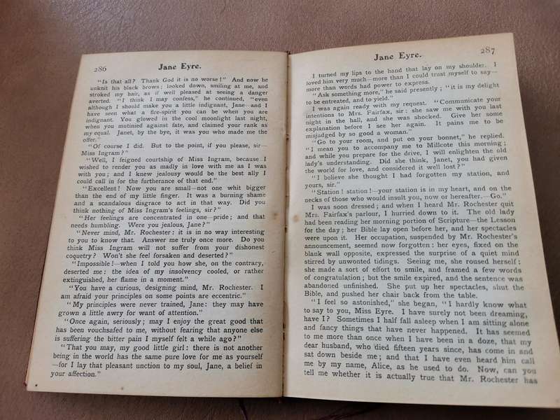 Rare 1900s Jane Eyre by Charlotte Bronte
