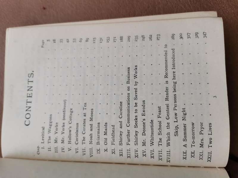 Rare 1900s Shirley by Charlotte Bronte