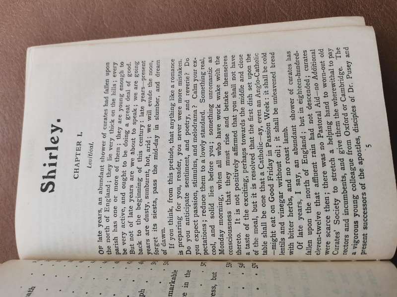 Rare 1900s Shirley by Charlotte Bronte