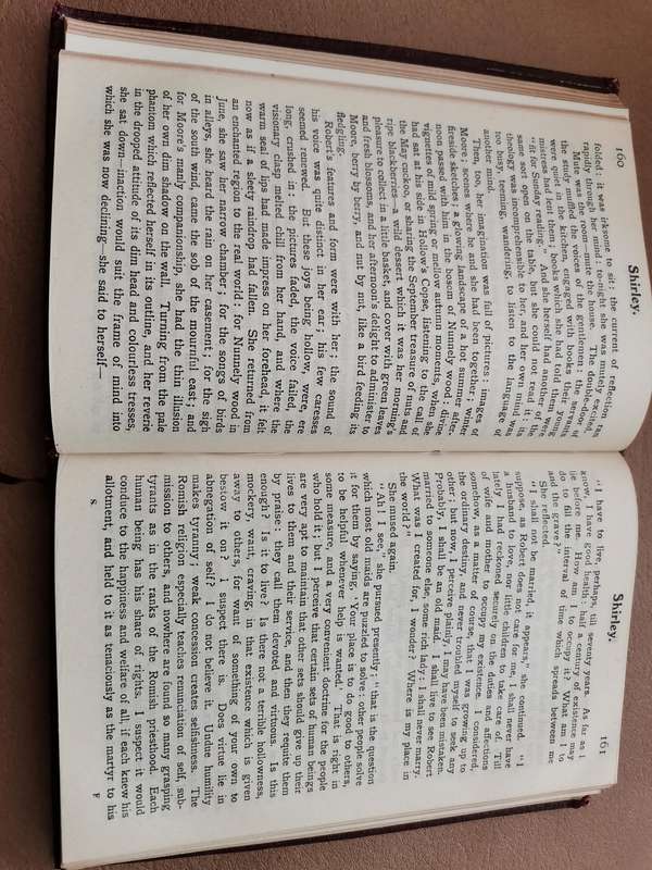 Rare 1900s Shirley by Charlotte Bronte