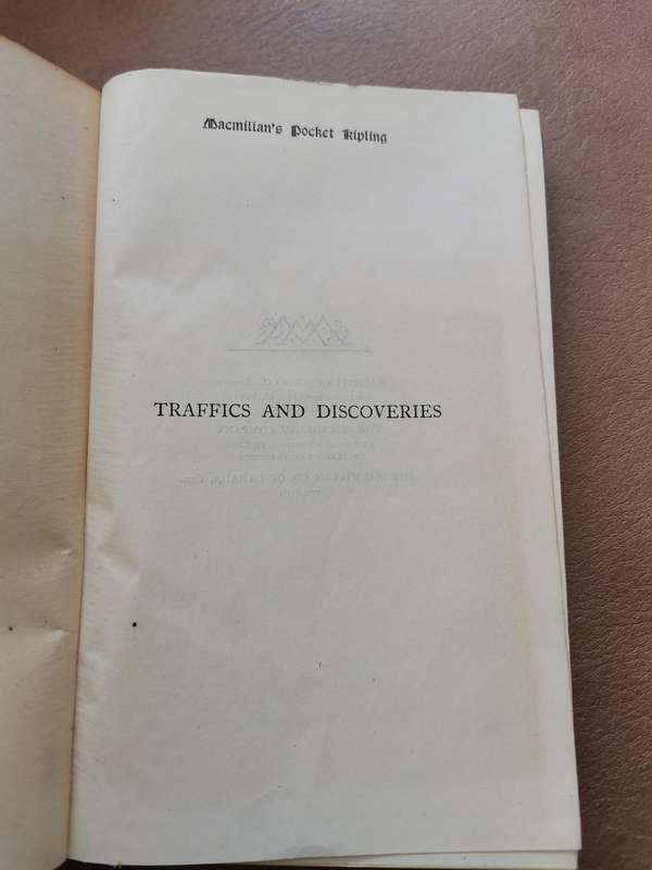 Rare 1916 traffic and Discoveries by Rudyard Kipling