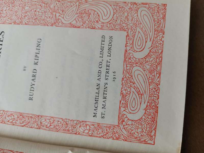Rare 1916 traffic and Discoveries by Rudyard Kipling