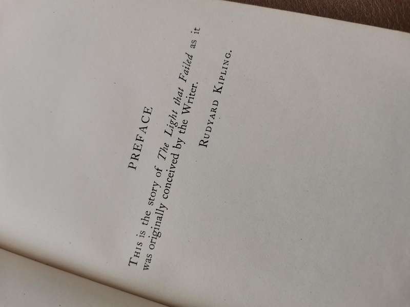 Rare 1914 the light that faded by Rudyard Kipling