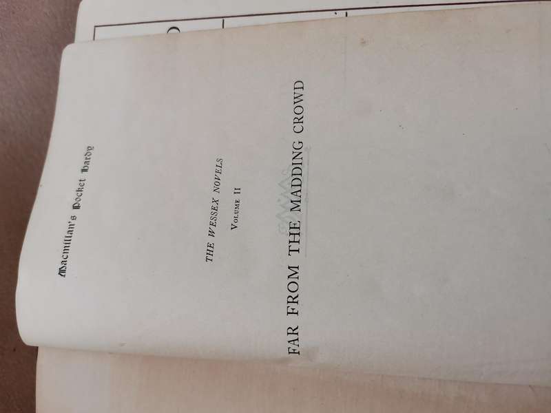 Ultra rare 1906 far from the madding crowd by Thomas Hardy