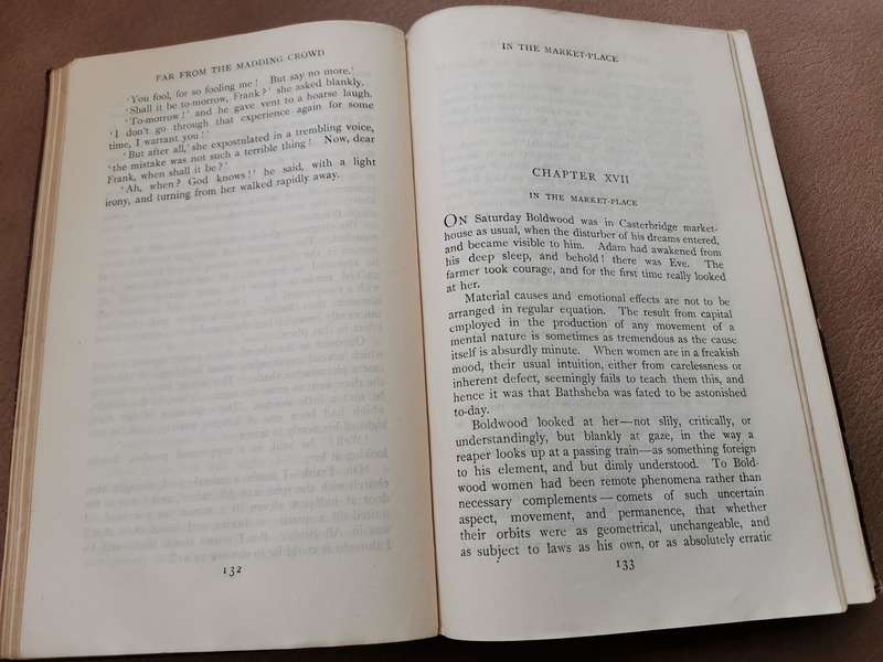 Ultra rare 1906 far from the madding crowd by Thomas Hardy