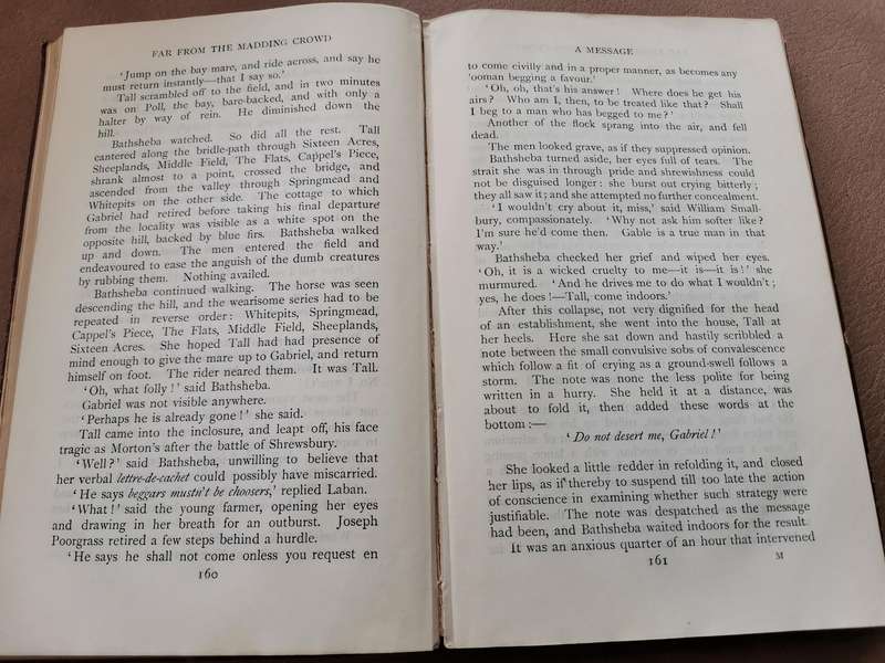 Ultra rare 1906 far from the madding crowd by Thomas Hardy