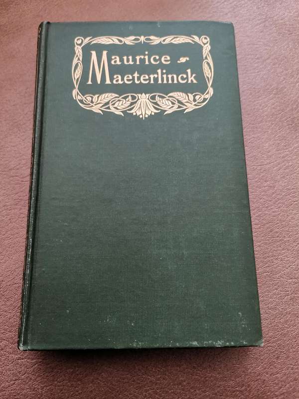Ultra rare 1910 Maurice maeterlinck a biographical study