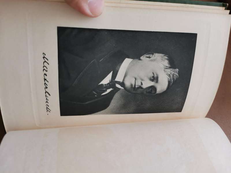 Ultra rare 1910 Maurice maeterlinck a biographical study