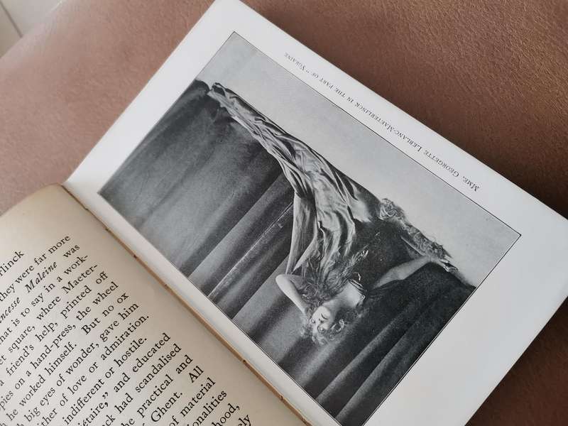 Ultra rare 1910 Maurice maeterlinck a biographical study
