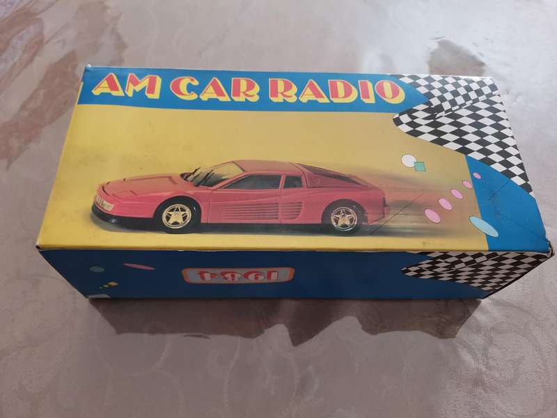 Super rare new old stock 1984 Ferrari am radio