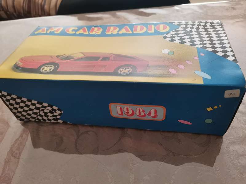 Super rare new old stock 1984 Ferrari am radio