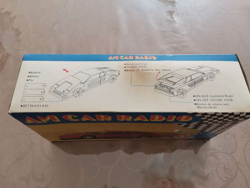 Super rare new old stock 1984 Ferrari am radio