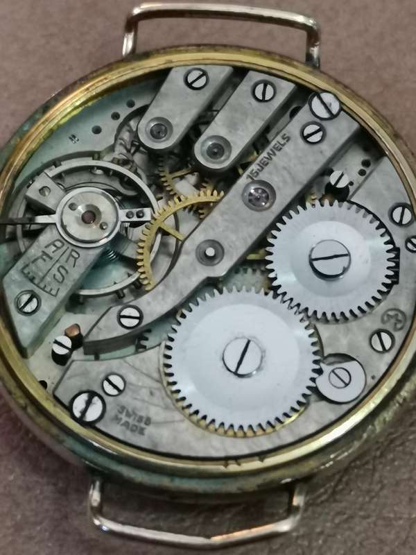 Early 1900s lorix gents trench watch rare