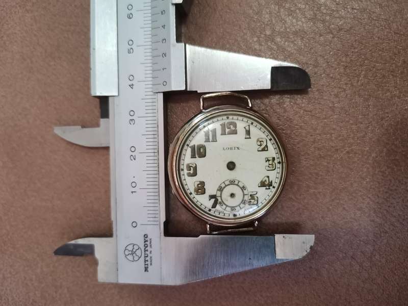 Early 1900s lorix gents trench watch rare