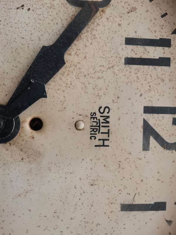 Rare 1930s Large 41cm Smith sectric Railway clock