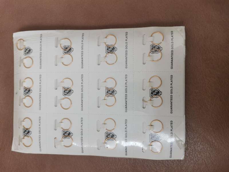 1980s FGD Gold Plated Earrings 144 Pairs