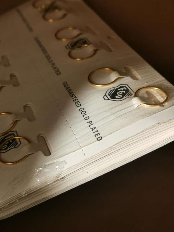 1980s FGD Gold Plated Earrings 144 Pairs