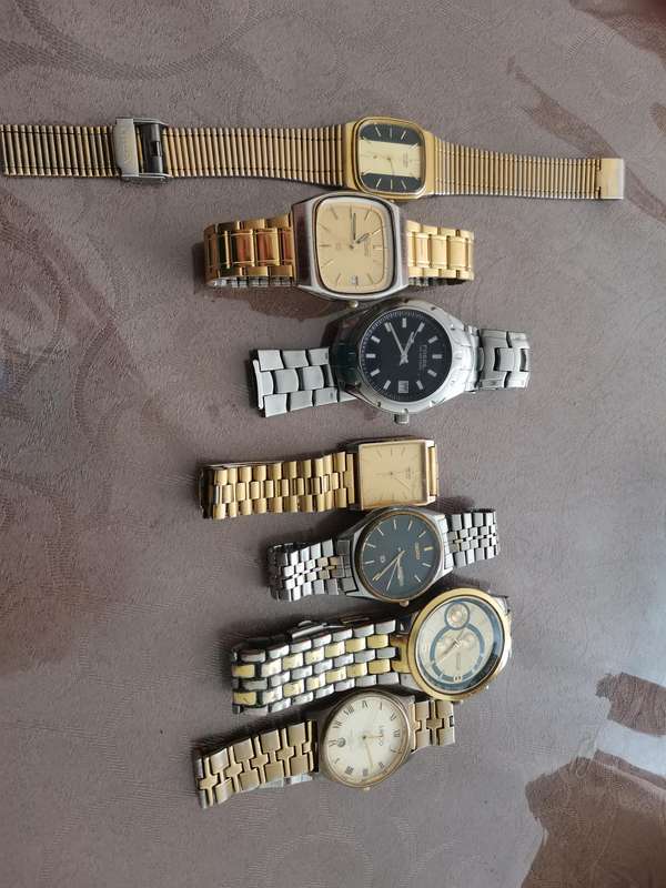 lot of 7 gents watches